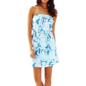 Worn Once Lilly Pulitzer Windsor Strapless Pull-On-Dress